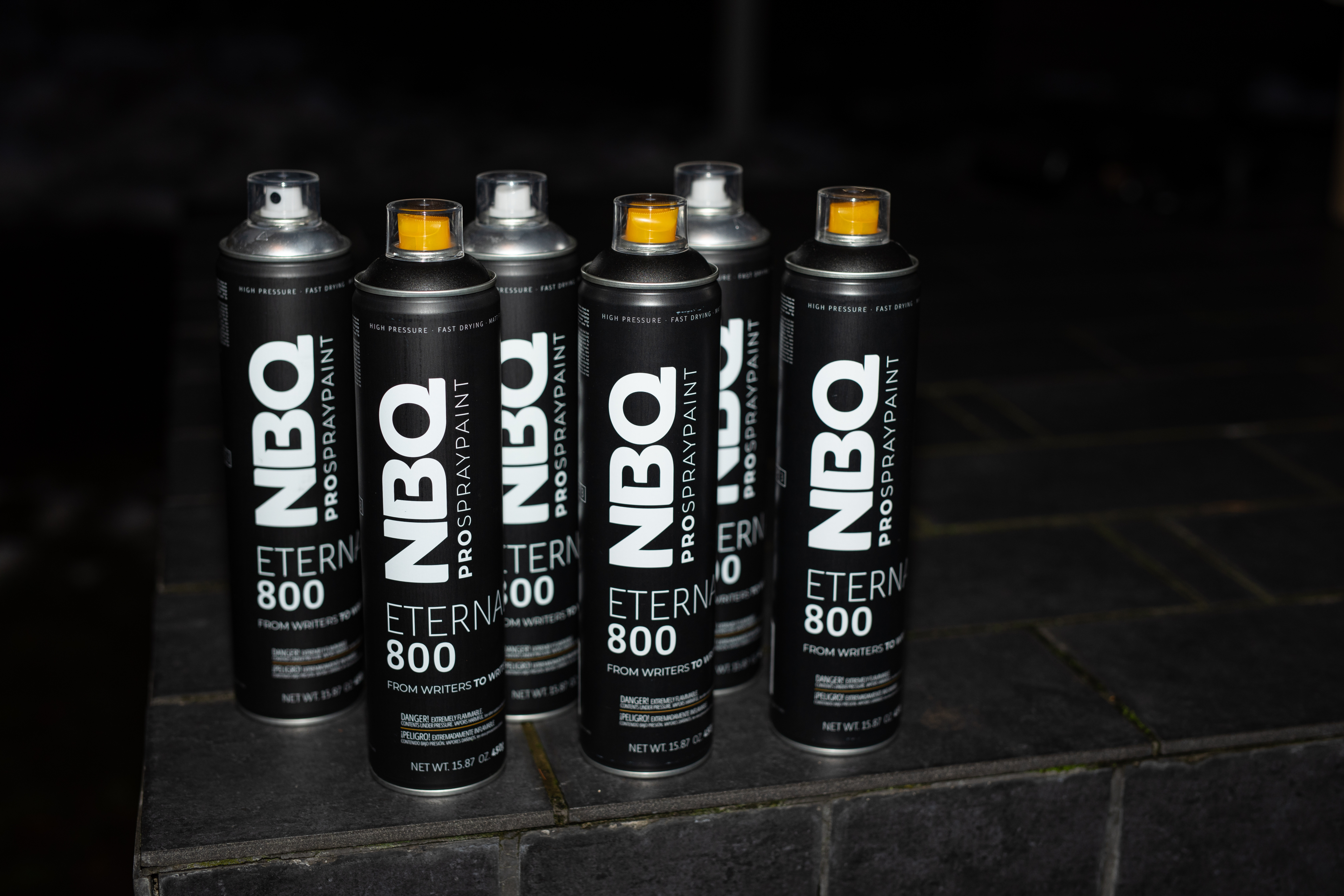 NBQ Eternal 600ml (3x Chrome & 3x Black) - Bombing 6pack
